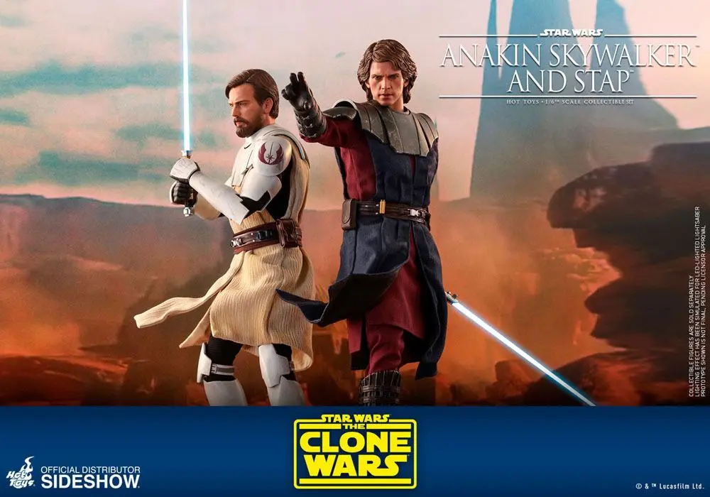 Star Wars The Clone Wars akcijska figura 1/6 Anakin Skywalker & STAP 31 cm fotografija proizvoda