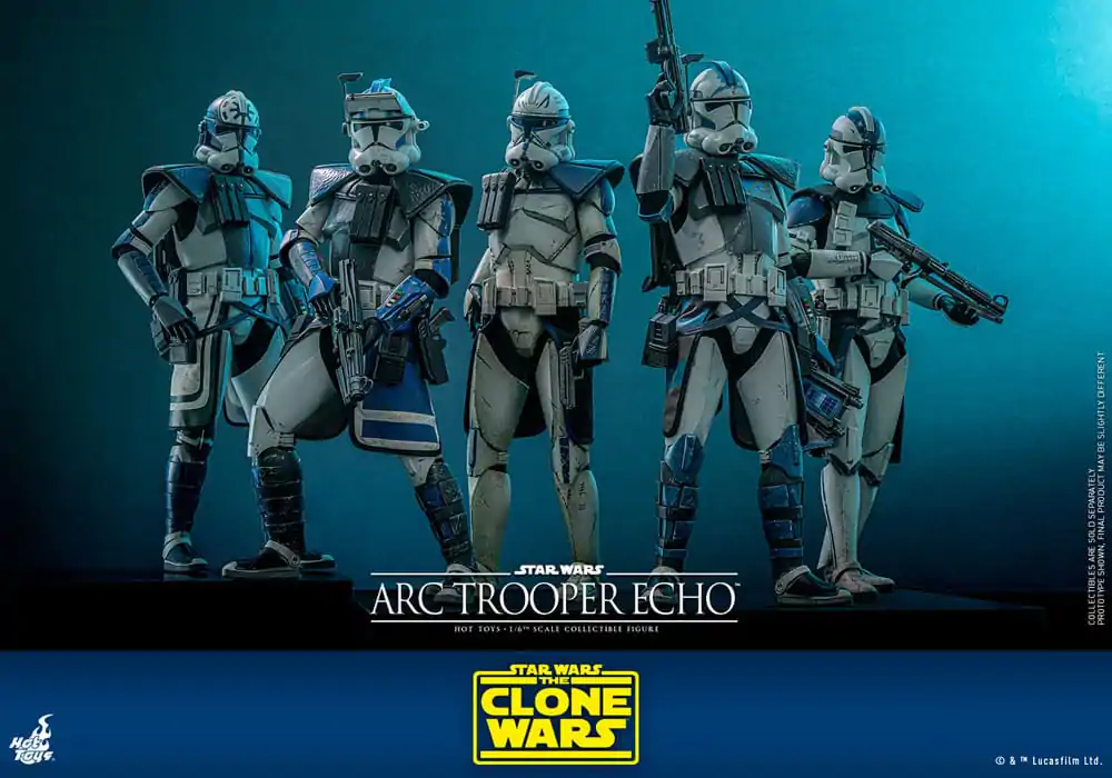 Star Wars: The Clone Wars akcijska figura 1/6 Arc Trooper Echo 30 cm fotografija proizvoda