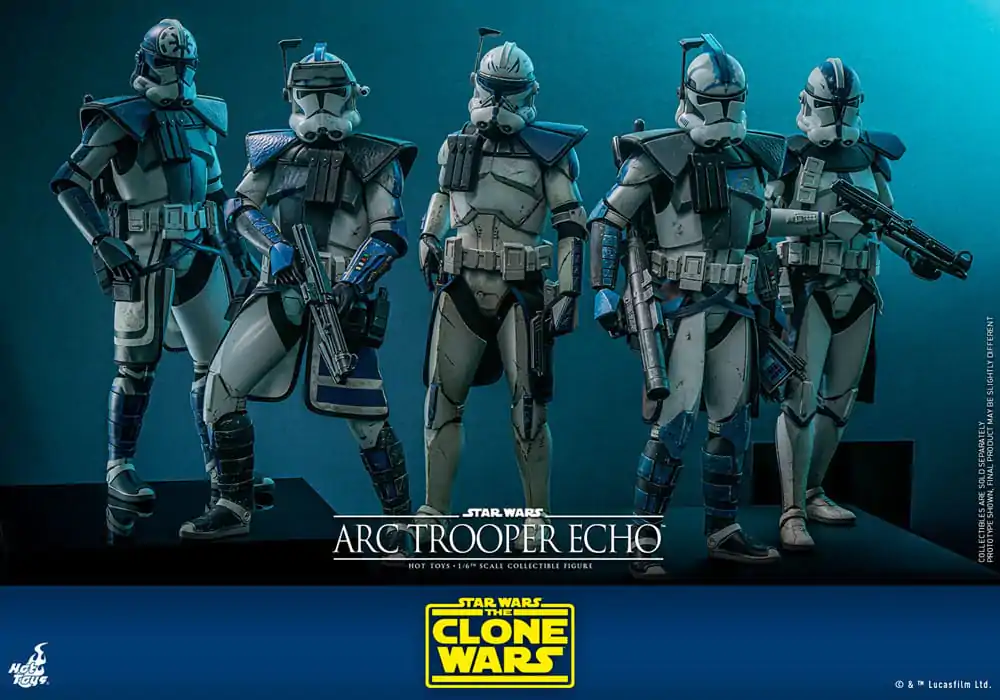 Star Wars: The Clone Wars akcijska figura 1/6 Arc Trooper Echo 30 cm fotografija proizvoda