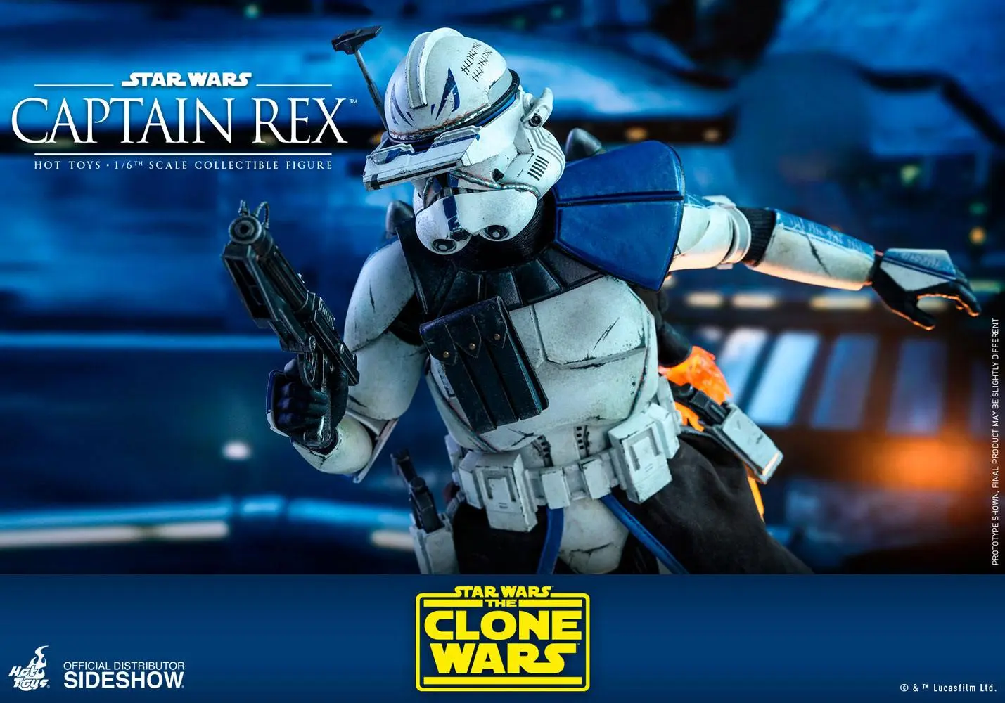 Star Wars The Clone Wars akcijska figura 1/6 Captain Rex 30 cm fotografija proizvoda