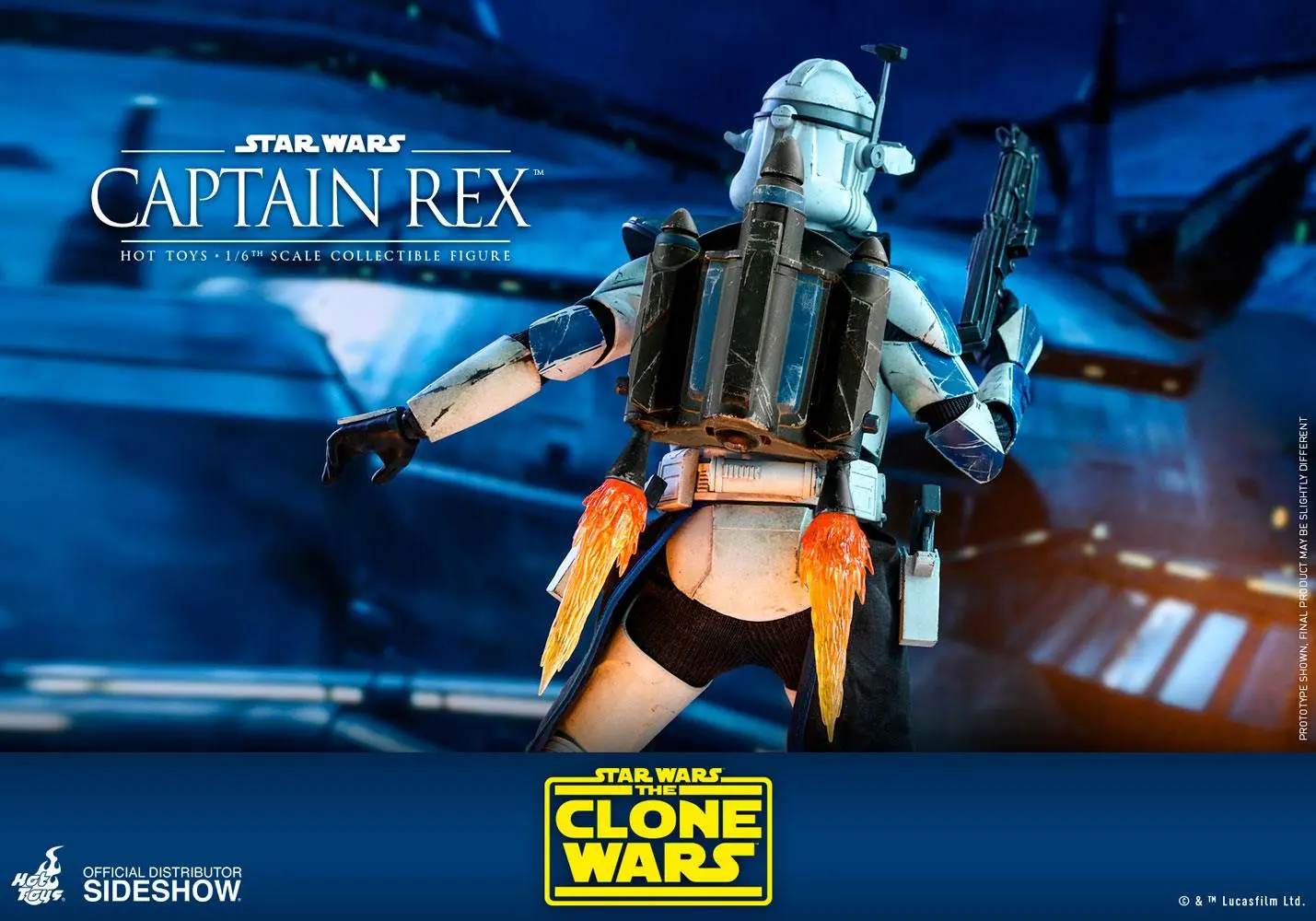 Star Wars The Clone Wars akcijska figura 1/6 Captain Rex 30 cm fotografija proizvoda