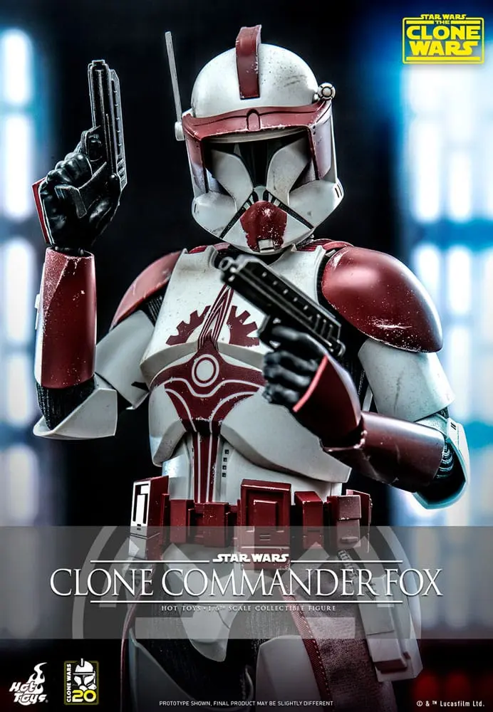 Star Wars: The Clone Wars akcijska figura 1/6 Clone Commander Fox 30 cm fotografija proizvoda