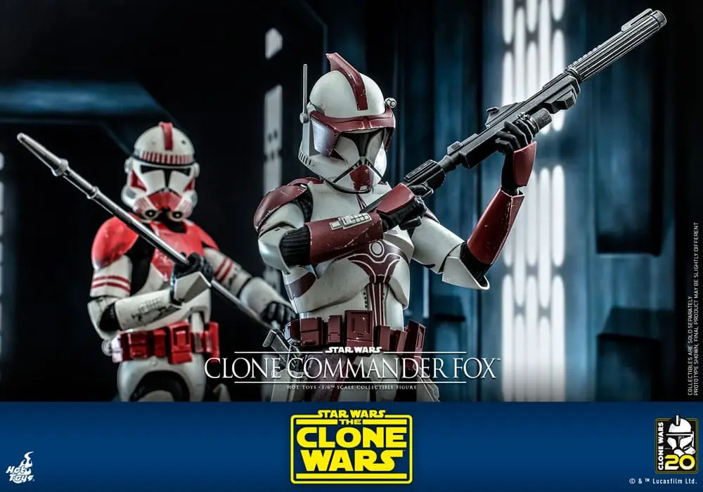 Star Wars: The Clone Wars akcijska figura 1/6 Clone Commander Fox 30 cm fotografija proizvoda