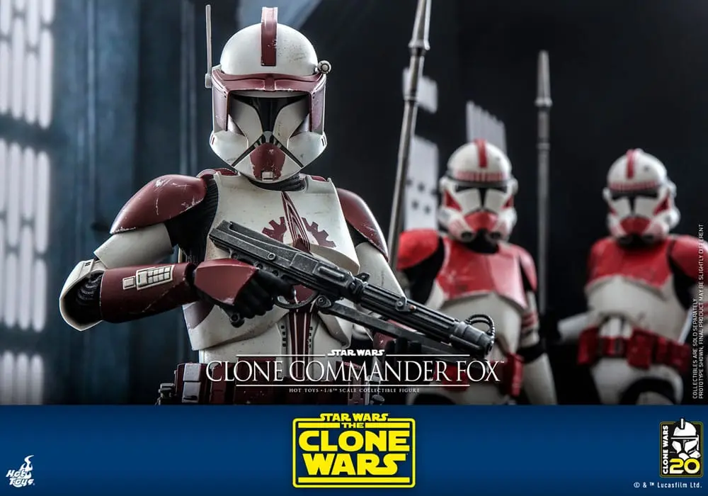 Star Wars: The Clone Wars akcijska figura 1/6 Clone Commander Fox 30 cm fotografija proizvoda