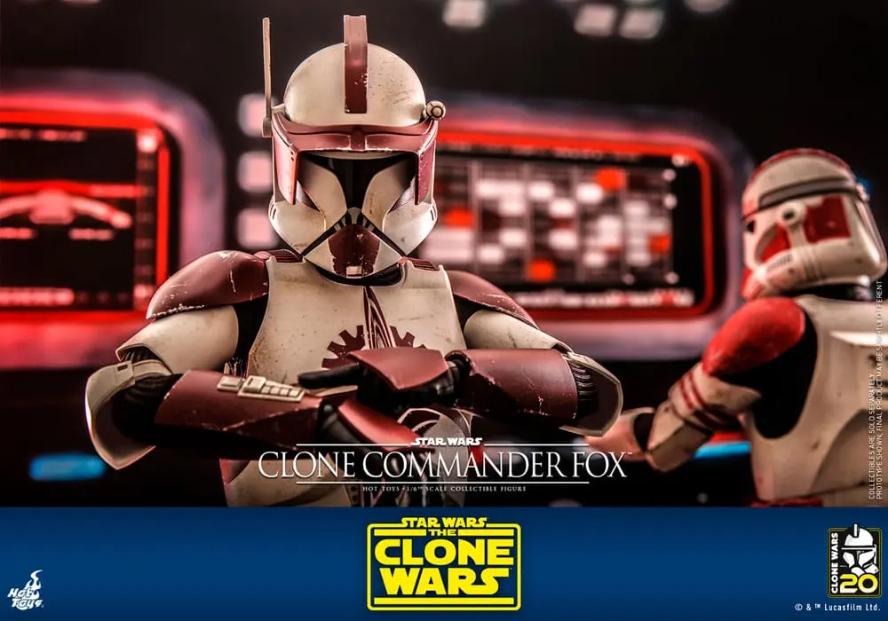 Star Wars: The Clone Wars akcijska figura 1/6 Clone Commander Fox 30 cm fotografija proizvoda