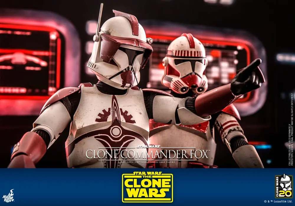 Star Wars: The Clone Wars akcijska figura 1/6 Clone Commander Fox 30 cm fotografija proizvoda