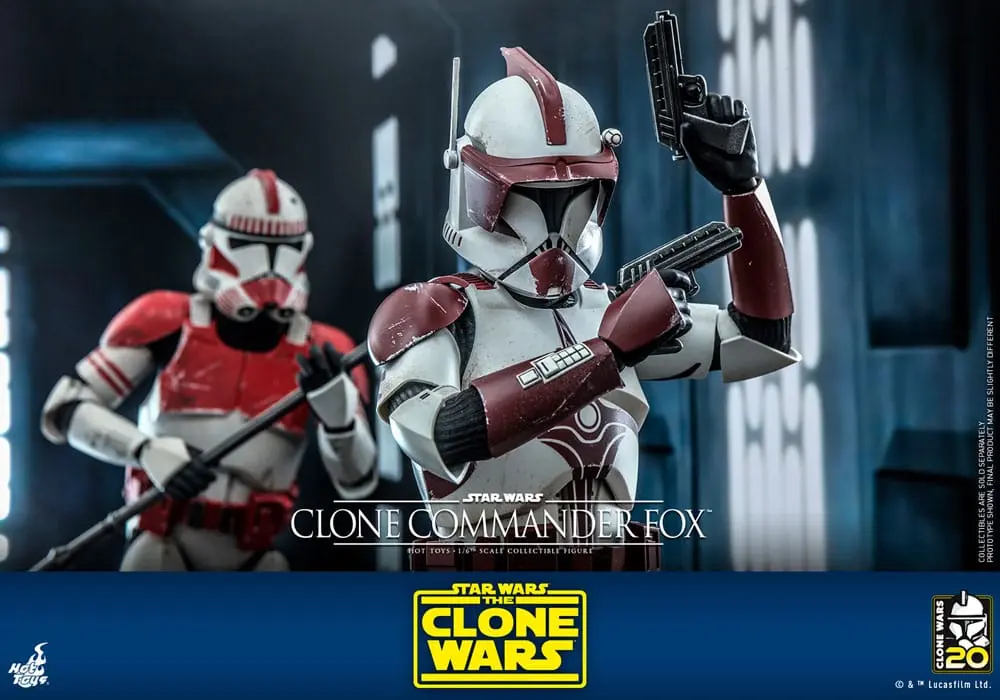 Star Wars: The Clone Wars akcijska figura 1/6 Clone Commander Fox 30 cm fotografija proizvoda