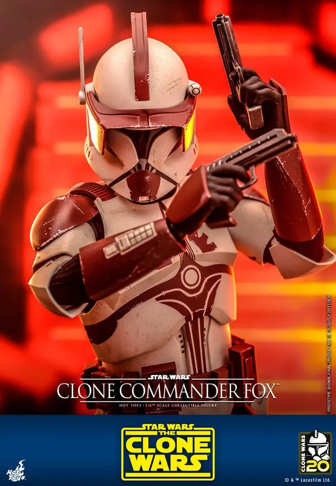 Star Wars: The Clone Wars akcijska figura 1/6 Clone Commander Fox 30 cm fotografija proizvoda