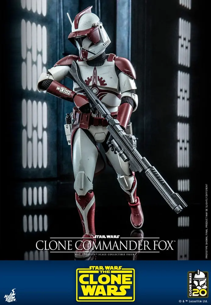 Star Wars: The Clone Wars akcijska figura 1/6 Clone Commander Fox 30 cm fotografija proizvoda