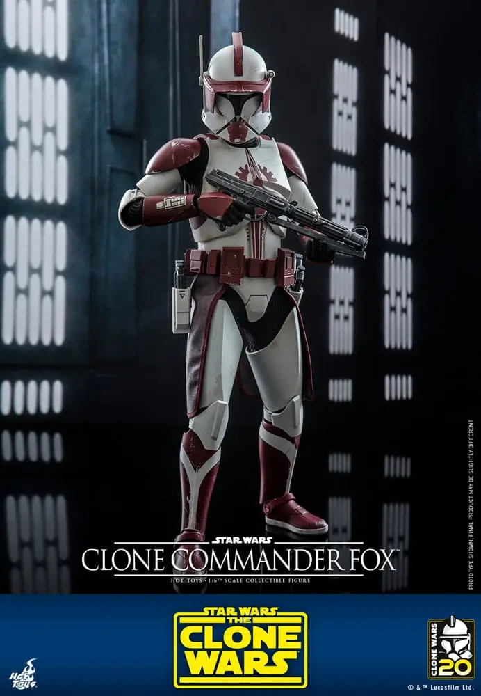 Star Wars: The Clone Wars akcijska figura 1/6 Clone Commander Fox 30 cm fotografija proizvoda