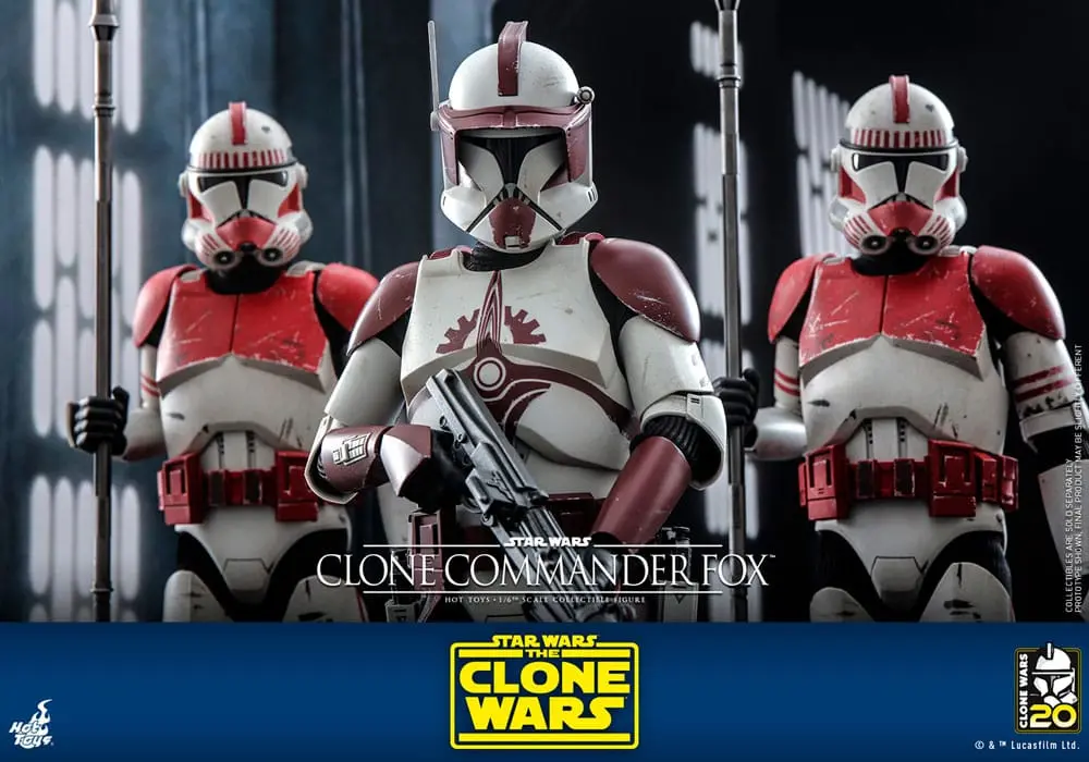 Star Wars: The Clone Wars akcijska figura 1/6 Clone Commander Fox 30 cm fotografija proizvoda