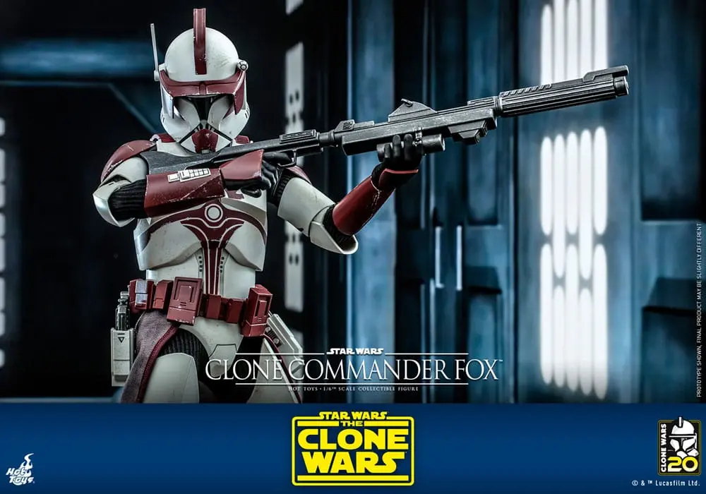 Star Wars: The Clone Wars akcijska figura 1/6 Clone Commander Fox 30 cm fotografija proizvoda