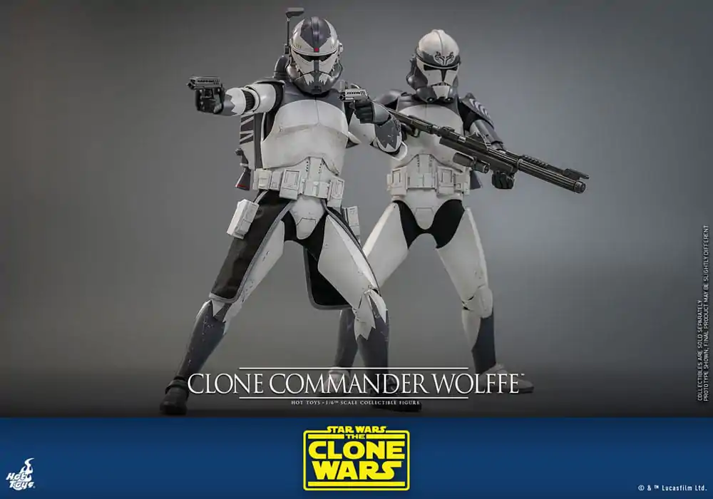 Star Wars: The Clone Wars akcijska figura 1/6 Clone Commander Wolffe 30 cm fotografija proizvoda