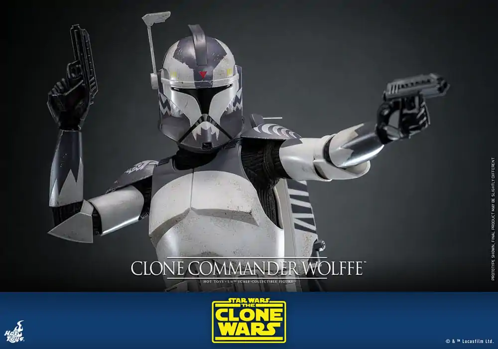 Star Wars: The Clone Wars akcijska figura 1/6 Clone Commander Wolffe 30 cm fotografija proizvoda