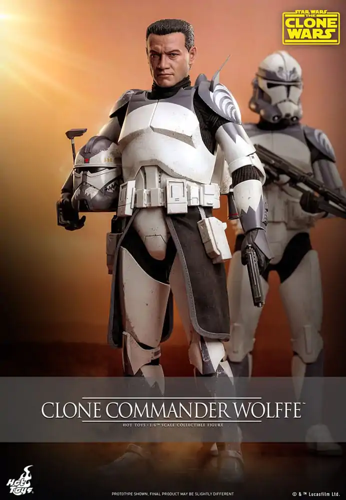 Star Wars: The Clone Wars akcijska figura 1/6 Clone Commander Wolffe 30 cm fotografija proizvoda