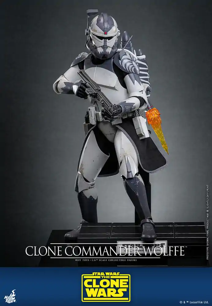 Star Wars: The Clone Wars akcijska figura 1/6 Clone Commander Wolffe 30 cm fotografija proizvoda