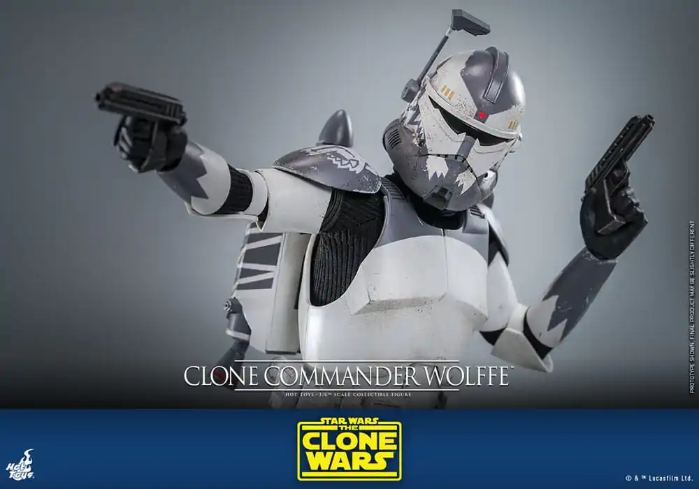 Star Wars: The Clone Wars akcijska figura 1/6 Clone Commander Wolffe 30 cm fotografija proizvoda