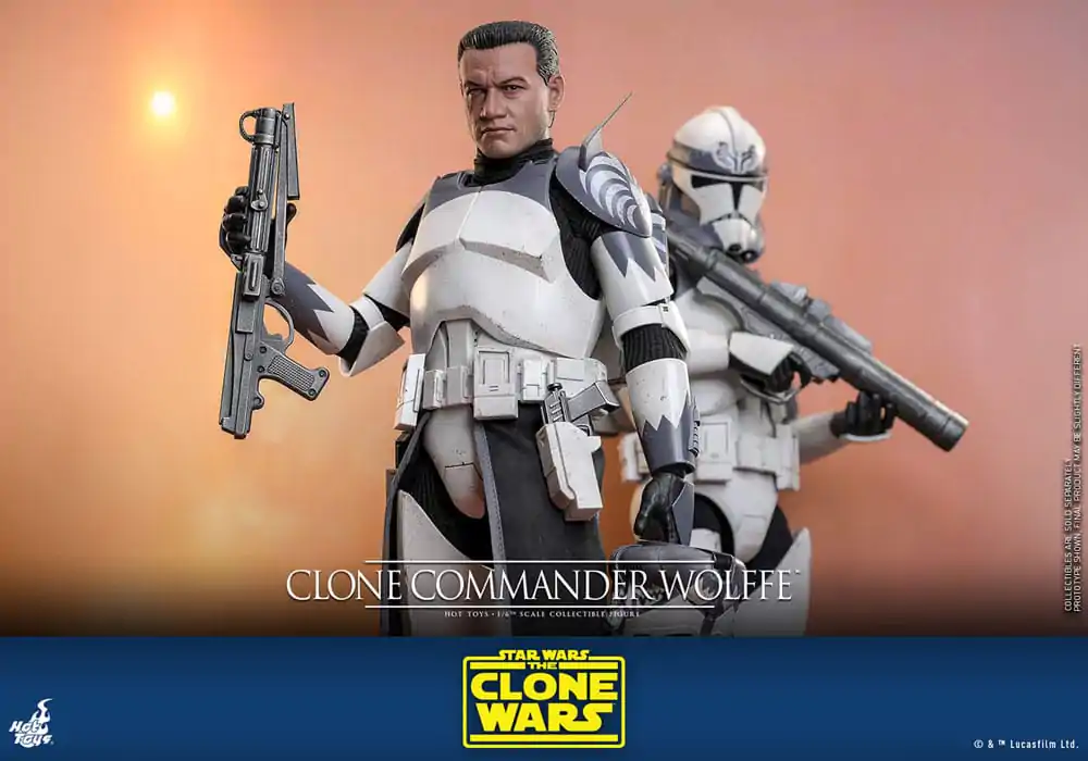 Star Wars: The Clone Wars akcijska figura 1/6 Clone Commander Wolffe 30 cm fotografija proizvoda