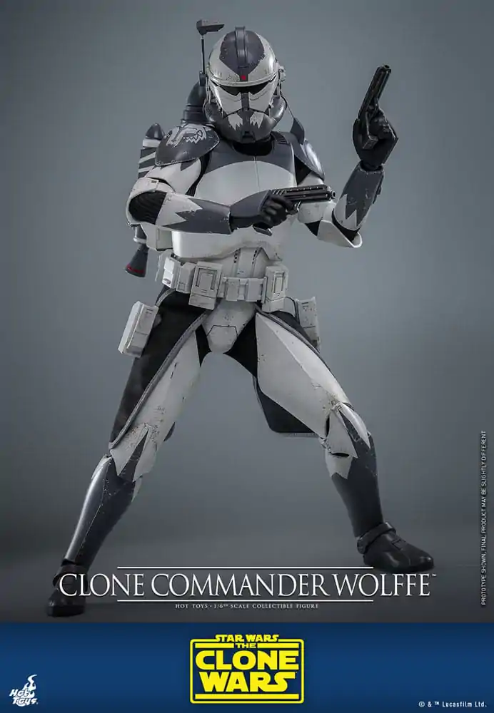 Star Wars: The Clone Wars akcijska figura 1/6 Clone Commander Wolffe 30 cm fotografija proizvoda