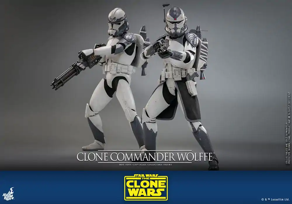 Star Wars: The Clone Wars akcijska figura 1/6 Clone Commander Wolffe 30 cm fotografija proizvoda