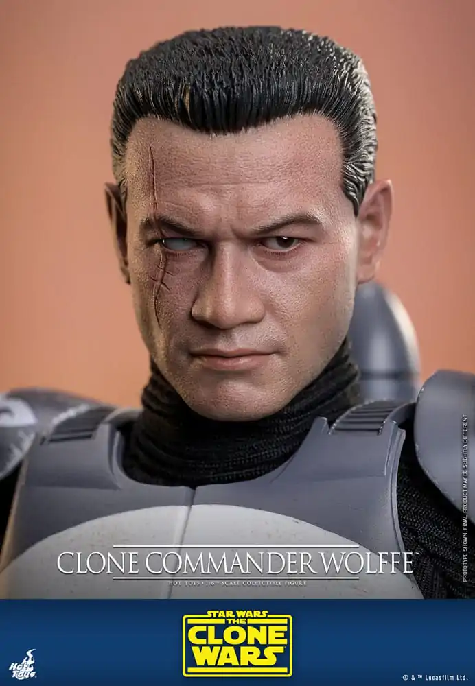 Star Wars: The Clone Wars akcijska figura 1/6 Clone Commander Wolffe 30 cm fotografija proizvoda