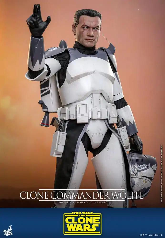 Star Wars: The Clone Wars akcijska figura 1/6 Clone Commander Wolffe 30 cm fotografija proizvoda