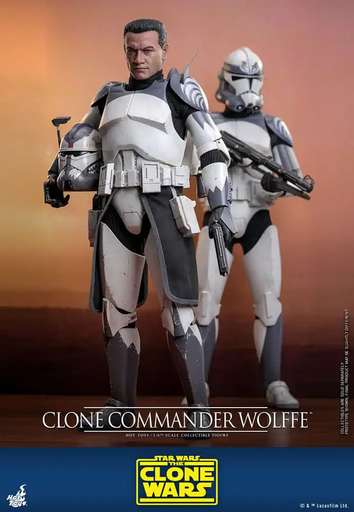 Star Wars: The Clone Wars akcijska figura 1/6 Clone Commander Wolffe 30 cm fotografija proizvoda