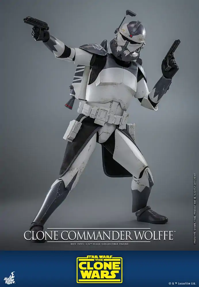 Star Wars: The Clone Wars akcijska figura 1/6 Clone Commander Wolffe 30 cm fotografija proizvoda