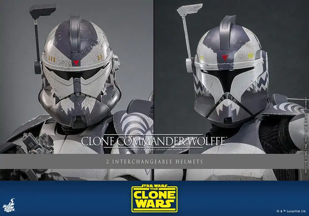 Star Wars: The Clone Wars akcijska figura 1/6 Clone Commander Wolffe 30 cm fotografija proizvoda