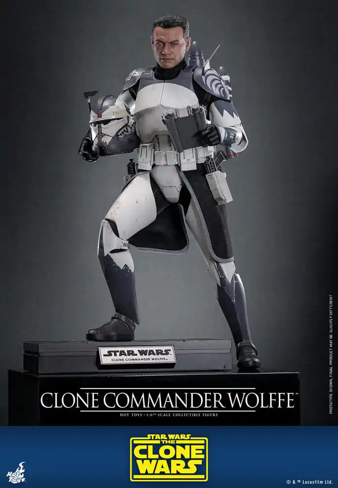 Star Wars: The Clone Wars akcijska figura 1/6 Clone Commander Wolffe 30 cm fotografija proizvoda