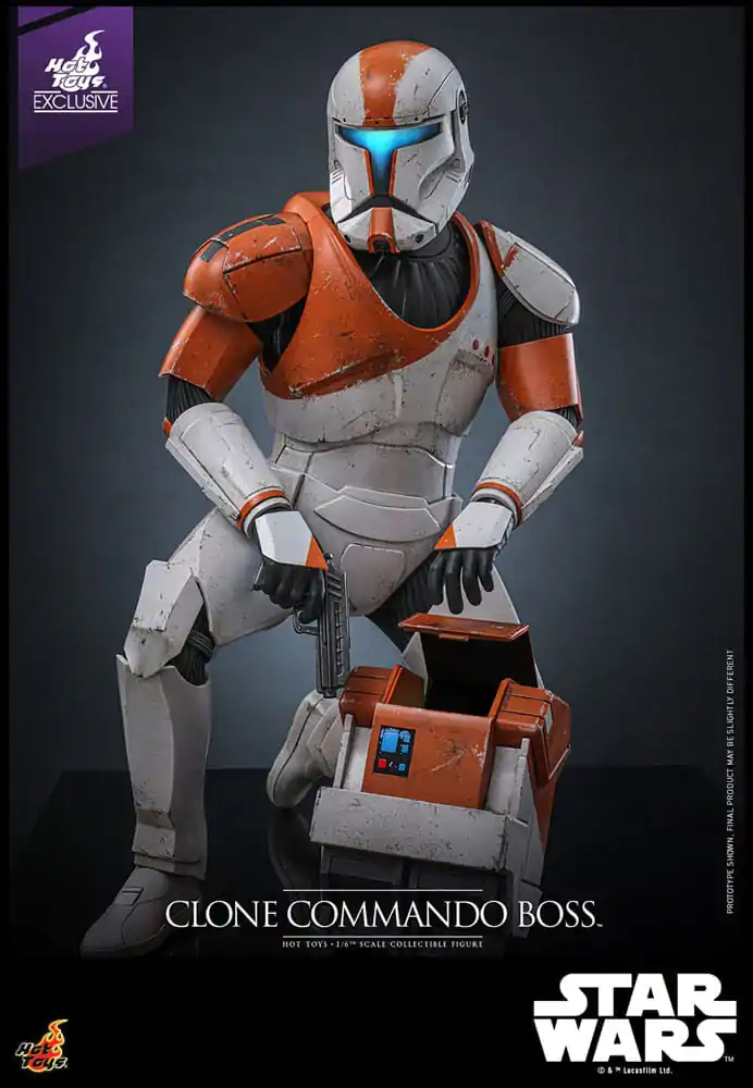 Star Wars: The Clone Wars Akcijska figura 1/6 Clone Commando Boss Hot Toys ekskluzivna 30 centimetara fotografija proizvoda