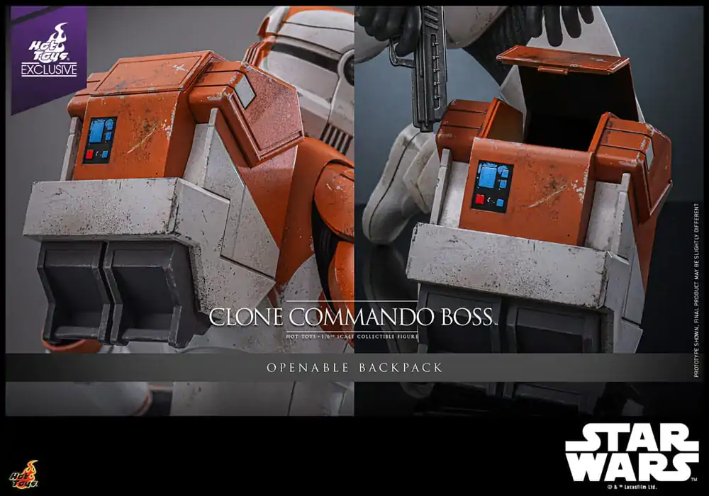 Star Wars: The Clone Wars Akcijska figura 1/6 Clone Commando Boss Hot Toys ekskluzivna 30 centimetara fotografija proizvoda