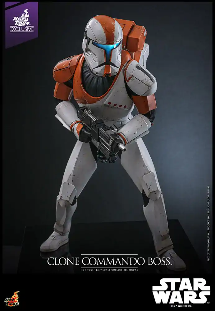 Star Wars: The Clone Wars Akcijska figura 1/6 Clone Commando Boss Hot Toys ekskluzivna 30 centimetara fotografija proizvoda