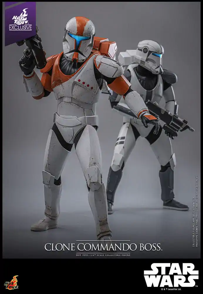 Star Wars: The Clone Wars Akcijska figura 1/6 Clone Commando Boss Hot Toys ekskluzivna 30 centimetara fotografija proizvoda
