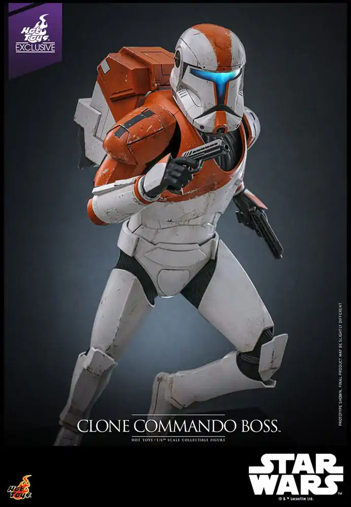 Star Wars: The Clone Wars Akcijska figura 1/6 Clone Commando Boss Hot Toys ekskluzivna 30 centimetara fotografija proizvoda
