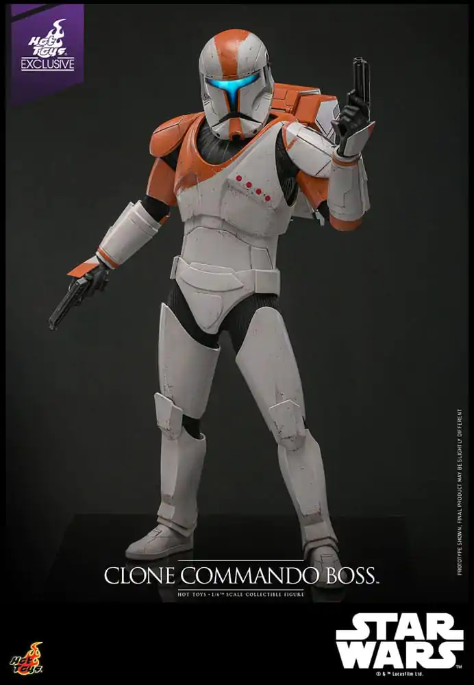 Star Wars: The Clone Wars Akcijska figura 1/6 Clone Commando Boss Hot Toys ekskluzivna 30 centimetara fotografija proizvoda