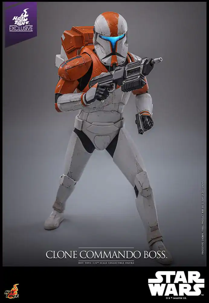 Star Wars: The Clone Wars Akcijska figura 1/6 Clone Commando Boss Hot Toys ekskluzivna 30 centimetara fotografija proizvoda