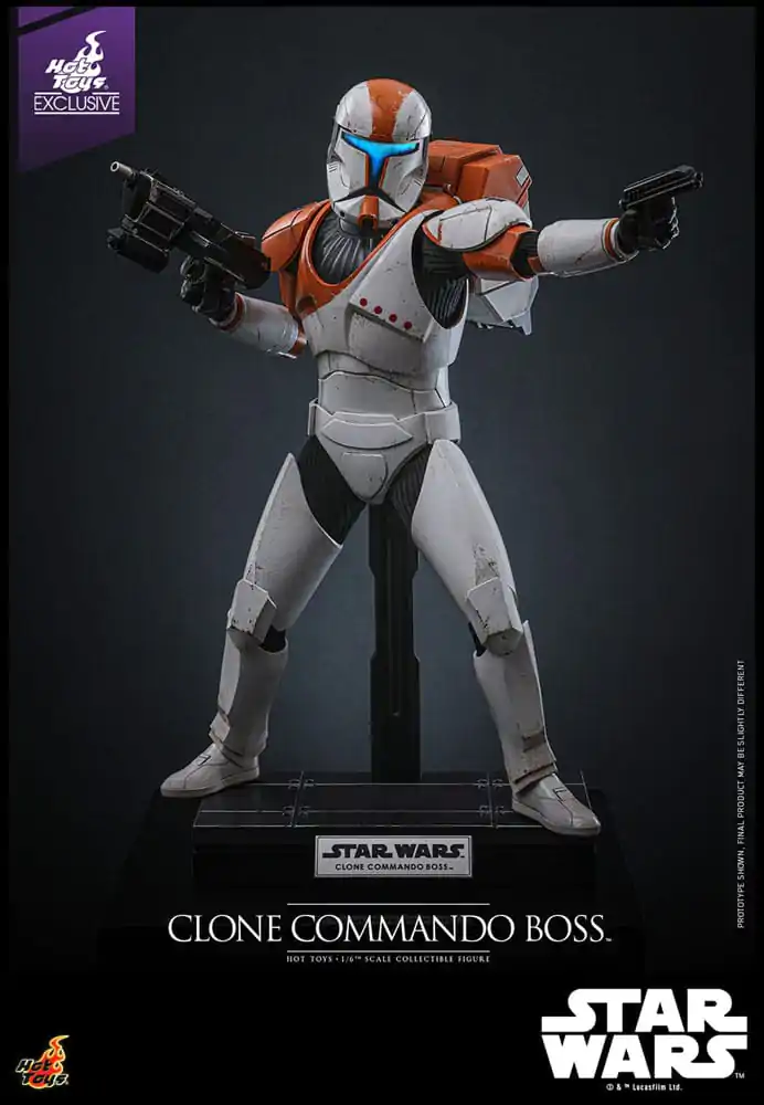 Star Wars: The Clone Wars Akcijska figura 1/6 Clone Commando Boss Hot Toys ekskluzivna 30 centimetara fotografija proizvoda