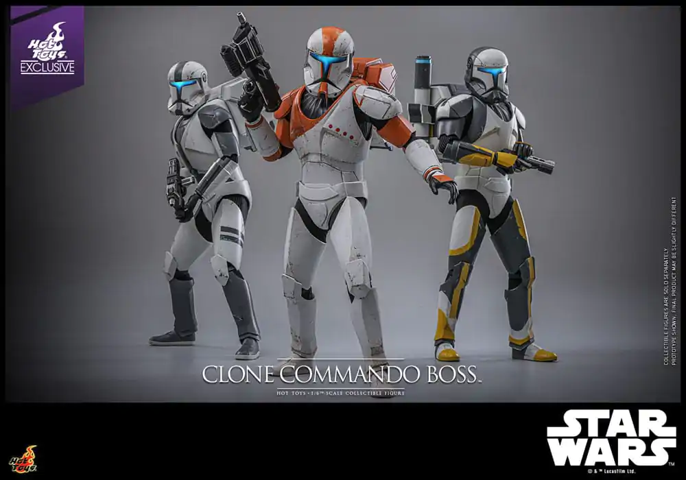 Star Wars: The Clone Wars Akcijska figura 1/6 Clone Commando Boss Hot Toys ekskluzivna 30 centimetara fotografija proizvoda