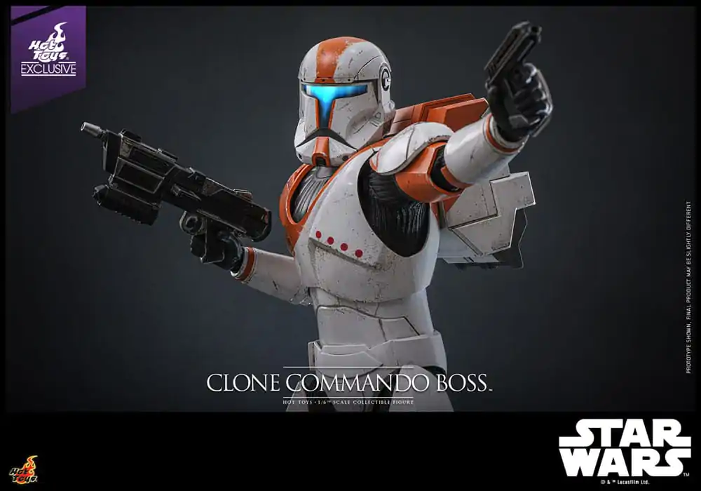 Star Wars: The Clone Wars Akcijska figura 1/6 Clone Commando Boss Hot Toys ekskluzivna 30 centimetara fotografija proizvoda