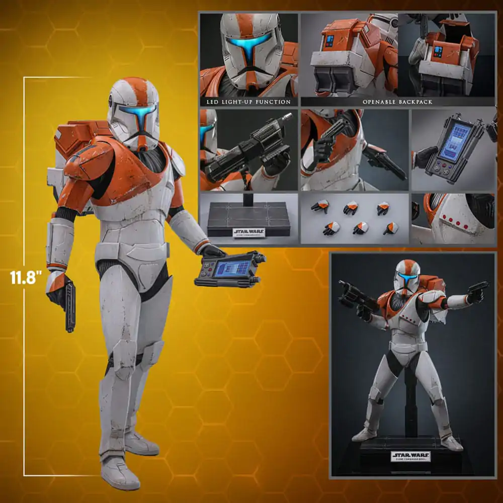 Star Wars: The Clone Wars Akcijska figura 1/6 Clone Commando Boss Hot Toys ekskluzivna 30 centimetara fotografija proizvoda