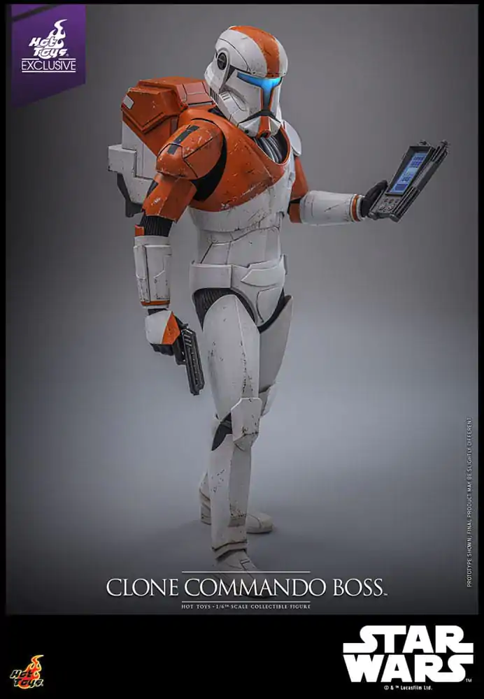 Star Wars: The Clone Wars Akcijska figura 1/6 Clone Commando Boss Hot Toys ekskluzivna 30 centimetara fotografija proizvoda