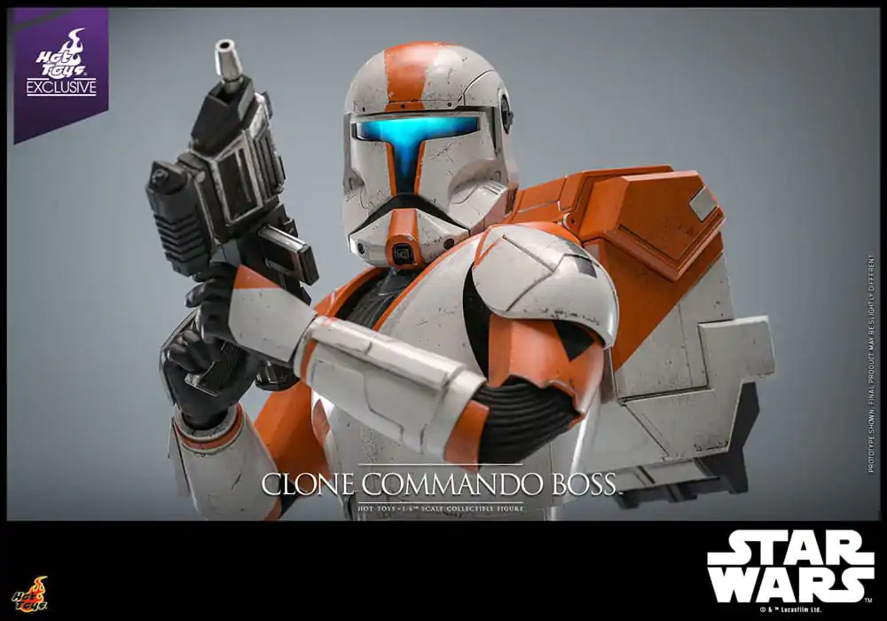 Star Wars: The Clone Wars Akcijska figura 1/6 Clone Commando Boss Hot Toys ekskluzivna 30 centimetara fotografija proizvoda