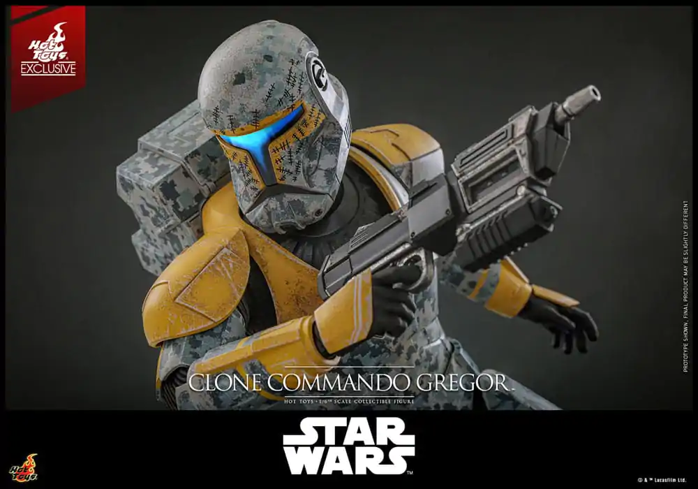 Star Wars: The Clone Wars akcijska figura 1/6 Clone Commando Gregor Hot Toys Exclusive 30 cm fotografija proizvoda