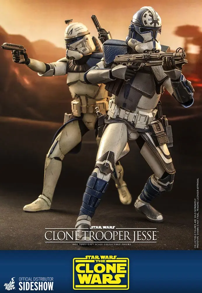 Star Wars The Clone Wars akcijska figura 1/6 Clone Trooper Jesse 30 cm fotografija proizvoda