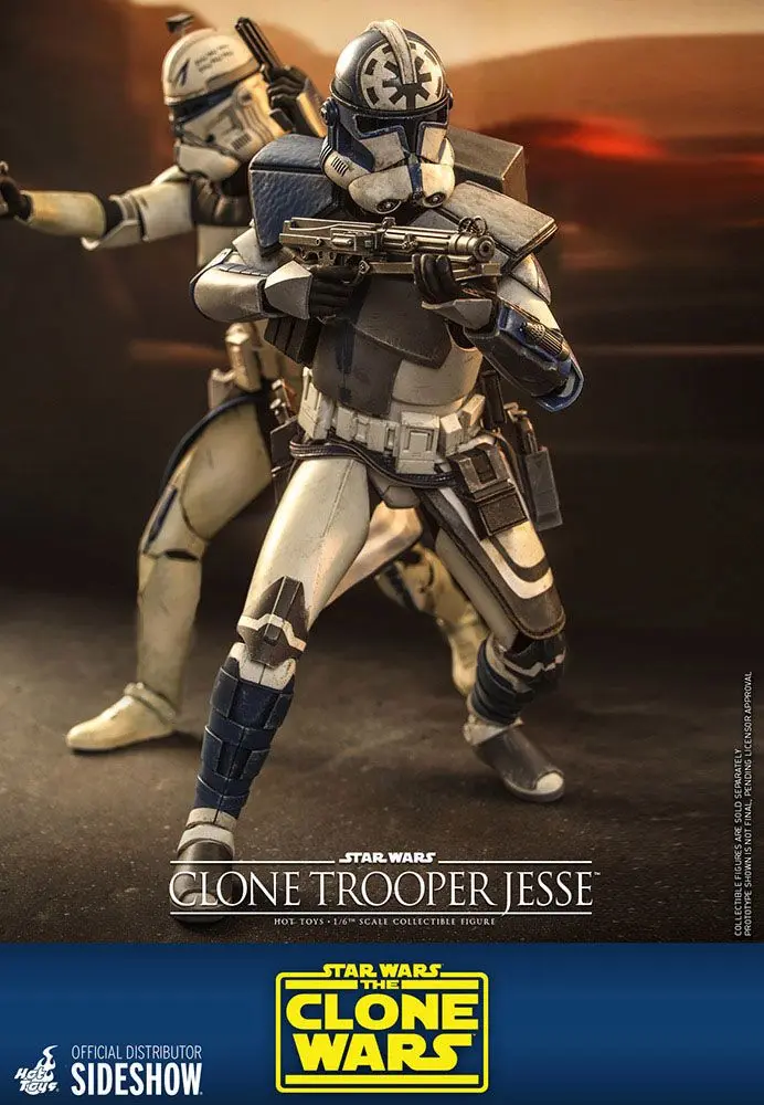 Star Wars The Clone Wars akcijska figura 1/6 Clone Trooper Jesse 30 cm fotografija proizvoda