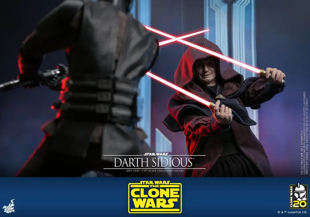 Star Wars: The Clone Wars akcijska figura 1/6 Darth Sidious 29 cm fotografija proizvoda