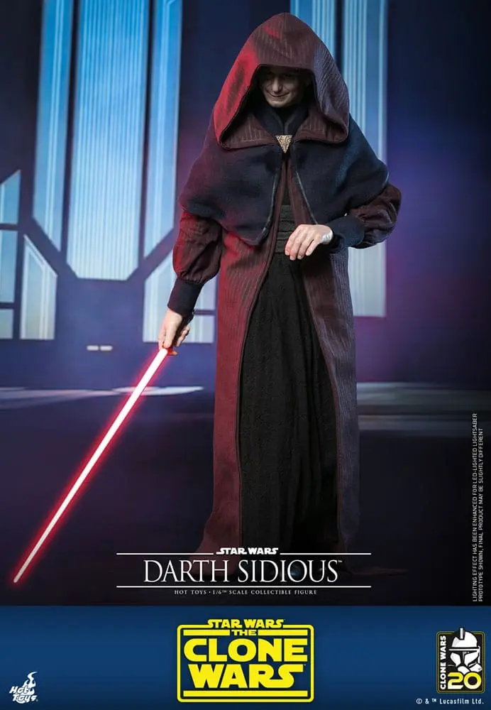 Star Wars: The Clone Wars akcijska figura 1/6 Darth Sidious 29 cm fotografija proizvoda