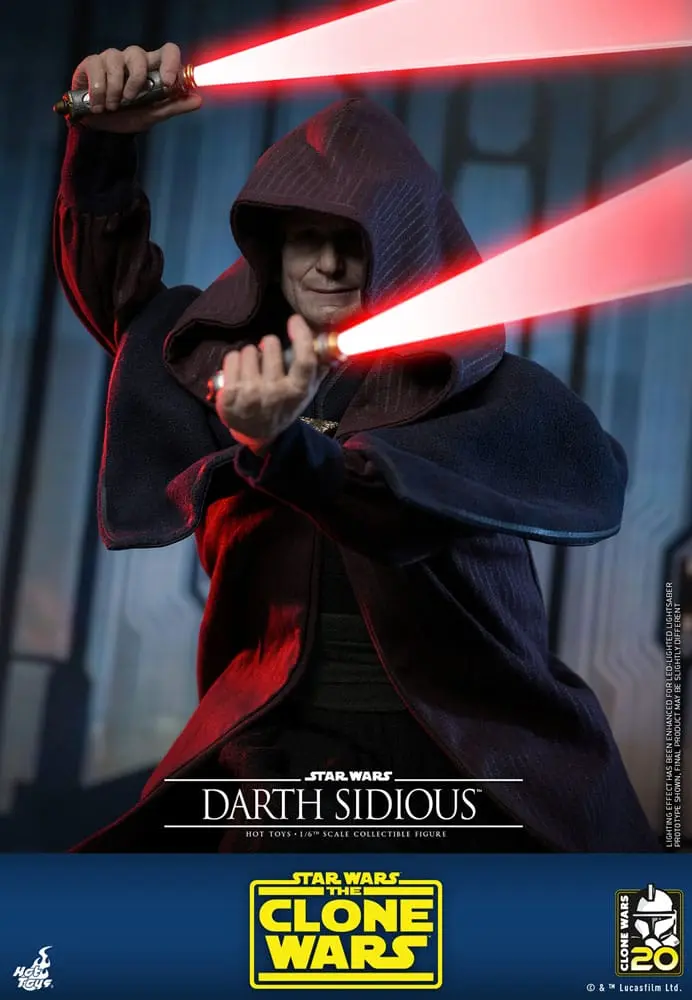 Star Wars: The Clone Wars akcijska figura 1/6 Darth Sidious 29 cm fotografija proizvoda