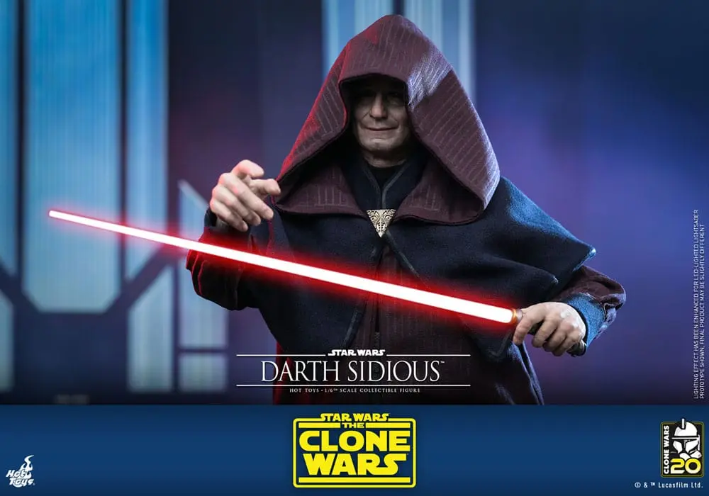 Star Wars: The Clone Wars akcijska figura 1/6 Darth Sidious 29 cm fotografija proizvoda